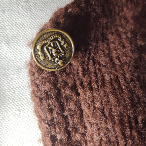 🏵️ vintage handmade knit shawl wrap boho hippie - Picture 10 of 14